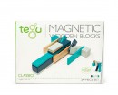 Магнитный конструктор Tegu Базовый морской, 24 элемента