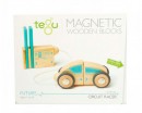 Магнитный конструктор Tegu Circuit Racer, 12 элементов