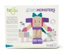 Магнитный конструктор Tegu Монстр Горошинка, 18 элементов