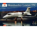 Збірна модель Amodel Пасажирський реактивний літак Bombardier Learjet 55C 1:72 (AMO72348)