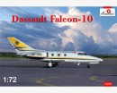 Збірна модель Amodel Французський реактивний літак Dassault Falcon 10 1:72 (AMO72245)