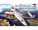 Збірна модель Amodel Британський винищувач Havilland DH.100 Vampire (Mk3,5,6,9,52) 1:72 (AMO72264)