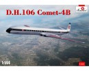 Сборная модель Amodel Реактивный авиалайнер D.H.106 Comet-4B 1:144 (AMO1448)