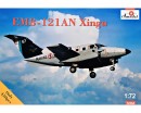 Сборная модель Amodel Пассажирский самолет Embraer EMB-121AN Xingu France 1:72 (AMO72364)
