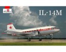 Сборная модель Amodel Пассажирский самолет Ilyushin IL-14M 1:72 (AMO72304)