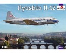 Сборная модель Amodel Пассажирский самолет Ilyushin IL-12 Czech airliner 1:144 (AMO1445)