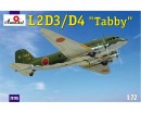 Сборная модель Amodel Транспортный самолет L2D3/D4