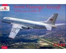 Сборная модель Amodel Пассажирский реактивный самолет Tupolev Tu-104 airliner, Aeroflot, kit1 1:144 (AMO1469)
