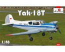 Сборная модель Amodel Четырехместный пассажирский самолет Yak-18T Blue Aeroflot 1:48 (AMO4807)
