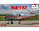 Сборная модель Amodel Учебно-тренировочный самолет Yakovlev Yak-18T Red Aeroflot 1:48 (AMO4810)