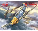 Сборная модель ICM Немецкий истребитель Messerschmitt Bf 109E-3, IIМВ 1:72 (ICM72131)