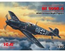 Сборная модель ICM Немецкий ночной истребитель Messerschmitt Bf 109E-4, IIМВ 1:72 (ICM72134)