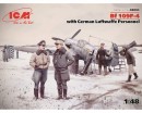 Збірна модель ICM Bf 109F-4 з персоналом ВПС Німеччини 1:48 (ICM48804)