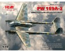 Сборная модель ICM Немецкий самолет-разведчик FW 189A-2, IIМВ 1:72 (ICM72292)