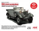 Сборная модель ICM Немецкий штабной автомобиль G4 (производство 1935 г.), IIМВ 1:72 (ICM72471)