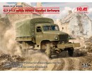 Збірна модель ICM Вантажівка G7117 з радянськими водіями, IIСВ 1:35 (ICM35594)