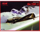 Сборная модель ICM Немецкий моноплан-разведчик Heinkel He 70F-2 1:72 (ICM72232)