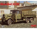 Сборная модель ICM Немецкий грузовик Henschel 33D1, IIМВ 1:35 (ICM35466)