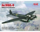 Сборная модель ICM Немецкий бомбардировщик Ju 88A-4, IIМВ 1:48 (ICM48233)