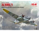 Сборная модель ICM Немецкий самолет-разведчик Ju 88D-1, IIМВ 1:48 (ICM48240)