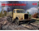Сборная модель ICM Немецкий полугусеничный грузовик KHD S3000/SS M Maultier, IIМВ 1:35 (ICM35453)