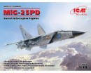 Сборная модель ICM Советский истребитель-перехватчик МиГ-25ПД 1:48 (ICM48903)