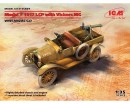 Сборная модель ICM Автомобиль ANZAC Model T 1917 LCP с пулеметом Vickers, IМВ 1:35 (ICM35607)