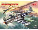 Сборная модель ICM Американский истребитель Mustang P-51K, IIМВ 1:48 (ICM48154)