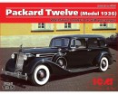 Сборная модель ICM Автомобиль советского руководства Packard Twelve (Model 1936) с пассажирами, IIМВ 1:35 (ICM35535)