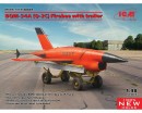 Сборная модель ICM BQM-34A (Q-2C) Firebee с тележкой 1:48 (ICM48401)