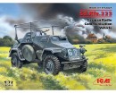 Сборная модель ICM Немецкий бронеавтомобиль радиосвязи Sd.Kfz.223, IIМВ 1:72 (ICM72421)