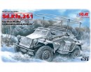 Сборная модель ICM Немецкий бронеавтомобиль радиосвязи Sd.Kfz.261, IIМВ 1:72 (ICM72441)