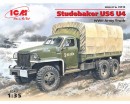 Сборная модель ICM Армейский грузовой автомобиль Studebaker US6 U4, IIМВ 1:35 (ICM35514)