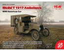 Сборная модель ICM Американский санитарный автомобиль Model T 1917 Ambulance, IМВ 1:35 (ICM35661)