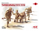 Збірні фігурки ICM Турецька піхота, 1915-1918 рр. 1:35 (ICM35700)