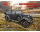 Сборная модель ICM Немецкий автомобиль Type G4 Partisanenwagen с пулеметным вооружением, IIМВ 1:35 (ICM35530)