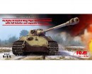 Збірна модель ICM Німецький важкий танк Pz.Kpfw.VI Ausf.B King Tiger (пізнього виробництва) з повним інтер'єром, IIСВ 1:35 (ICM35364)
