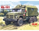 Сборная модель ICM Подвижный командный пункт ЗиЛ-131 1:72 (ICM72812)