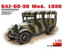 Сборная модель MiniArt Советский автобус ГАЗ 03-30 образца 1938 г. 1:35 (MA35149)