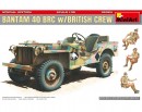 Збірна модель MiniArt Джип BANTAM 40 BRC з британським екіпажем, спеціальне видання 1:35 (MA35324)