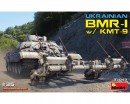 Сборная модель MiniArt Украинская машина разминирования БМР-1 с тралом KMT-9 1:35 (MA37043)
