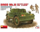 Сборная модель MiniArt Британский разведывательный автомобиль Dingo Mк.III с экипажем 1:35 (MA35077)