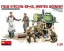 Сборная модель MiniArt Полевая кухня KП-42, зима 1:35 (MA35098)