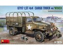 Збірна модель MiniArt Американський вантажний автомобіль G7117 з лебідкою 1:35 (MA35389)