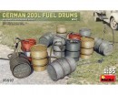 Збірна модель MiniArt Німецькі 200-літрові бочки для пального, Друга світова війна 1:35 (MA35597)