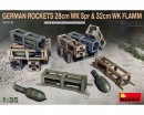 Сборная модель MiniArt Немецкие снаряды 28 см WK Spr и 32 см WK FLAMM 1:35 (MA35316)