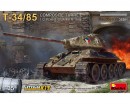 Сборная модель MiniArt Средний танк T-34-85 с композитной броней 112 Plant. Summer 1944 Interior Kit 1:35 (MA35301)