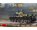Сборная модель MiniArt Танк Т-34-85 чехословацкого производства (ранний тип) с интерьером 1:35 (MA37069)