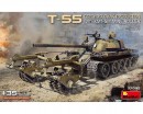 Сборная модель MiniArt Чехословацкий танк Т-55 с минным тралом КМТ-5М 1:35 (MA37092)