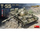 Збірна модель MiniArt Танк T-55 з інтер'єром 1:35 (MA37018)